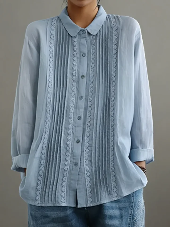 Damenbluse mit Knopfleiste