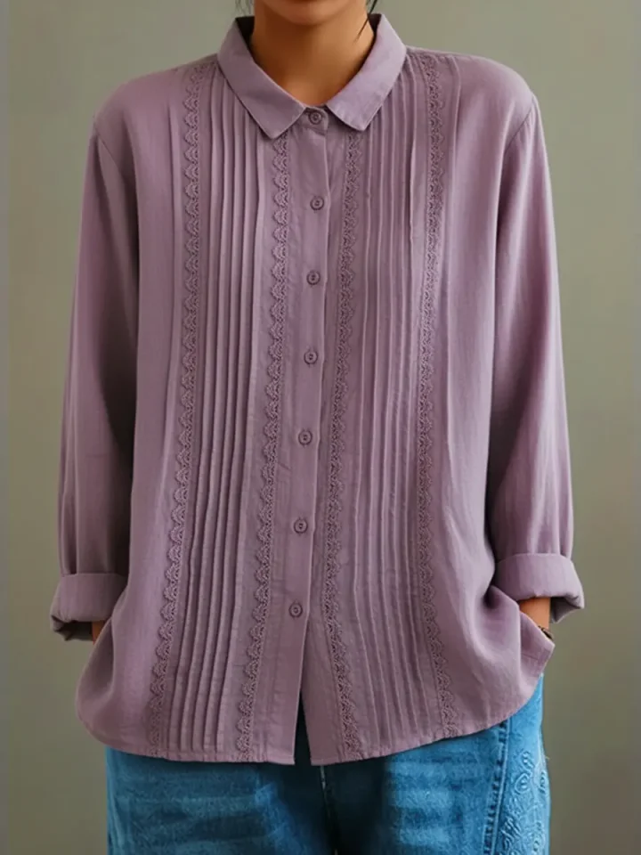 Damenbluse mit Knopfleiste
