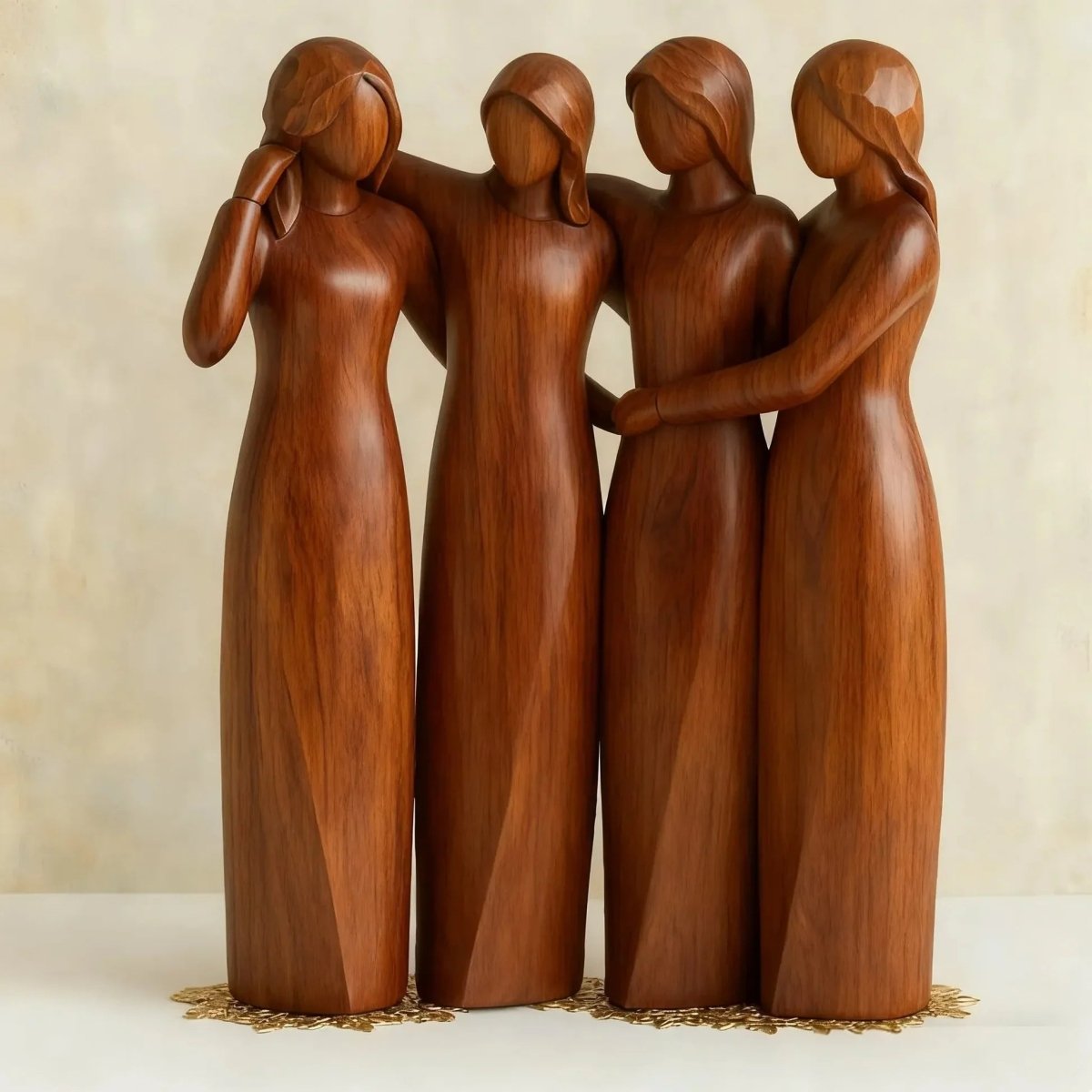 Dekorative Skulptur Freundschaft und Zusammengehörigkeit