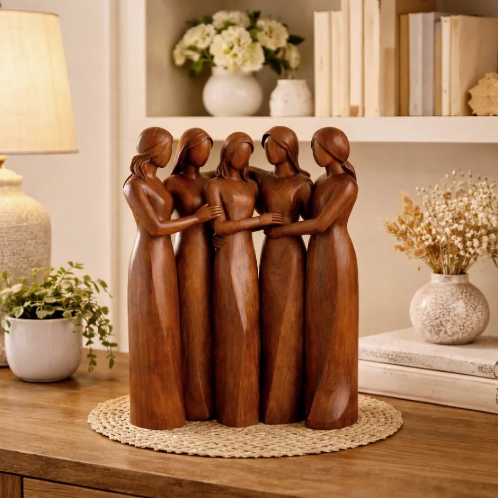 Dekorative Skulptur Freundschaft und Zusammengehörigkeit