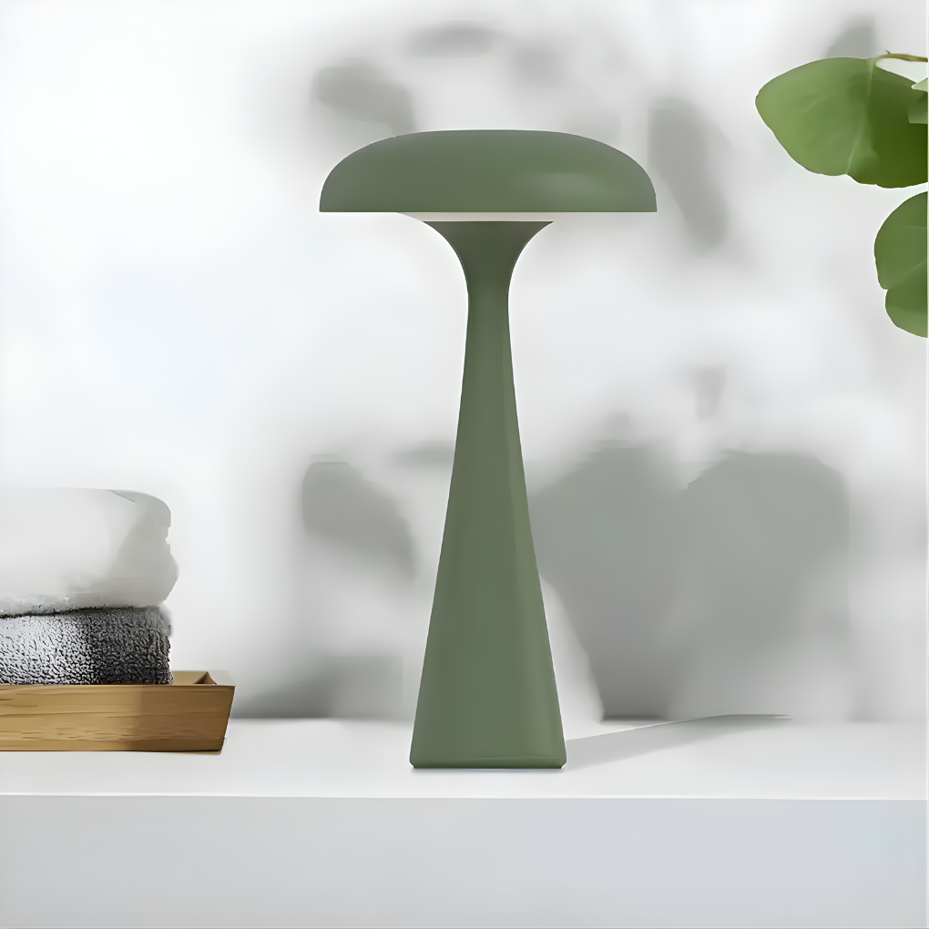 Dekorative Tischlampe in Quallenform