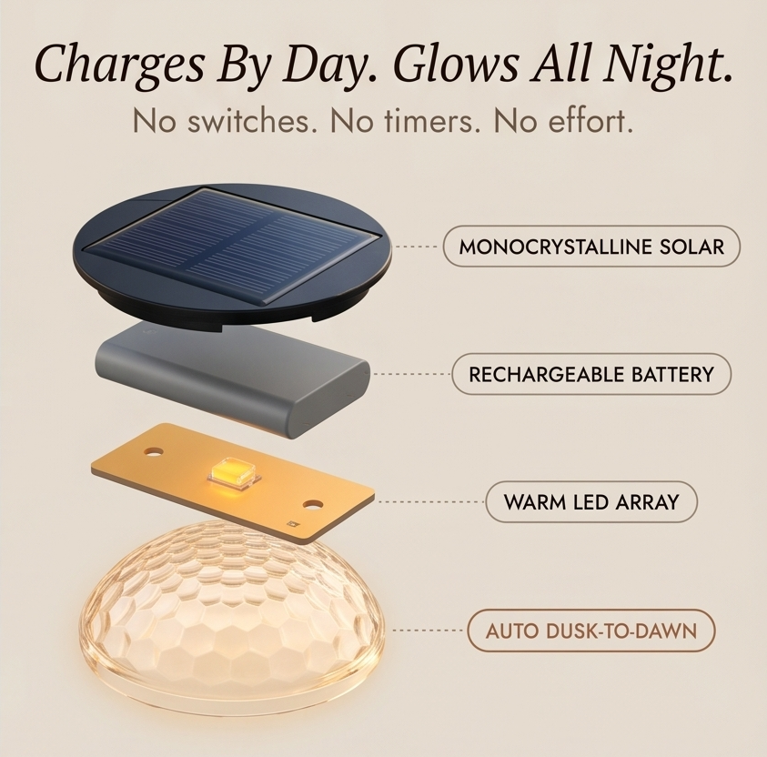 Dekorative Solar-Zaunleuchten mit warmem Licht und Muschelmuster-Lichteffekt (6er-Set)