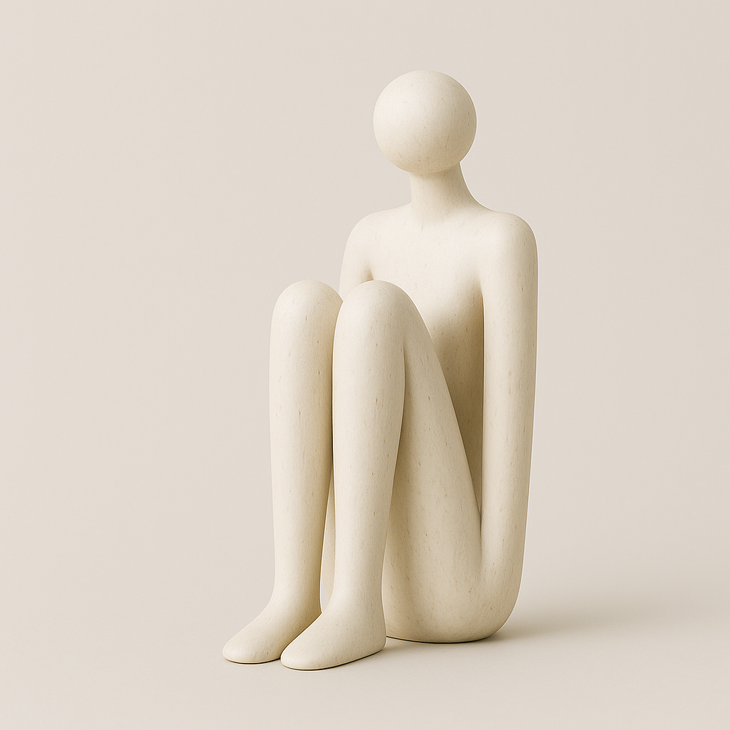 Dekorative Skulptur und Buchstütze – Moderne Regaldeko