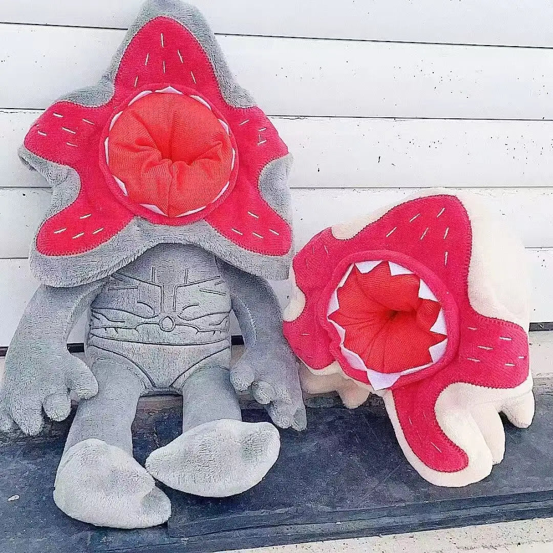 Demogorgon Plüschtier 25 cm – Graues, weiches Monster zu Halloween für Kinder 3