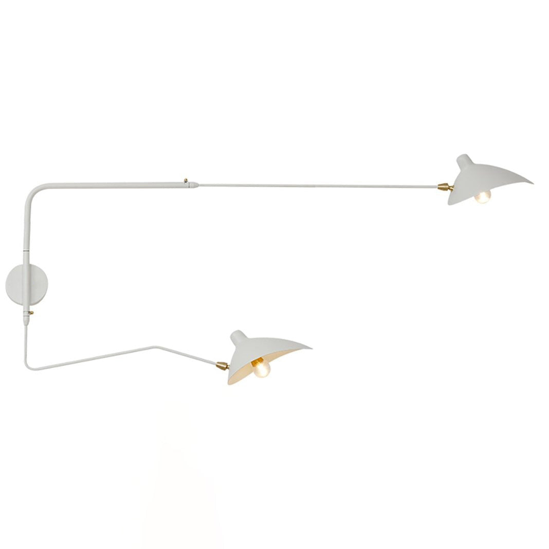 Design-Wandlampe mit verstellbaren Armen