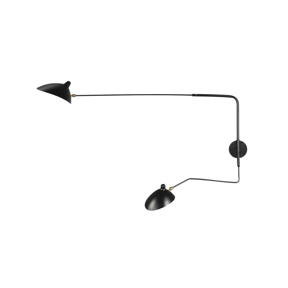 Design-Wandlampe mit verstellbaren Armen