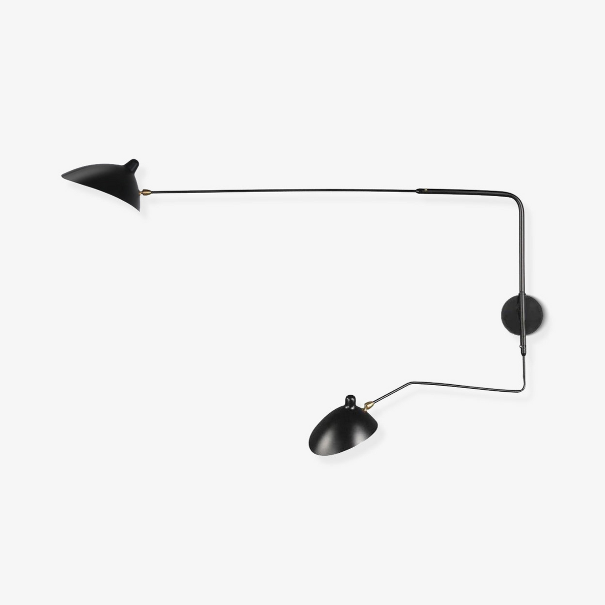 Design-Wandlampe mit verstellbaren Armen