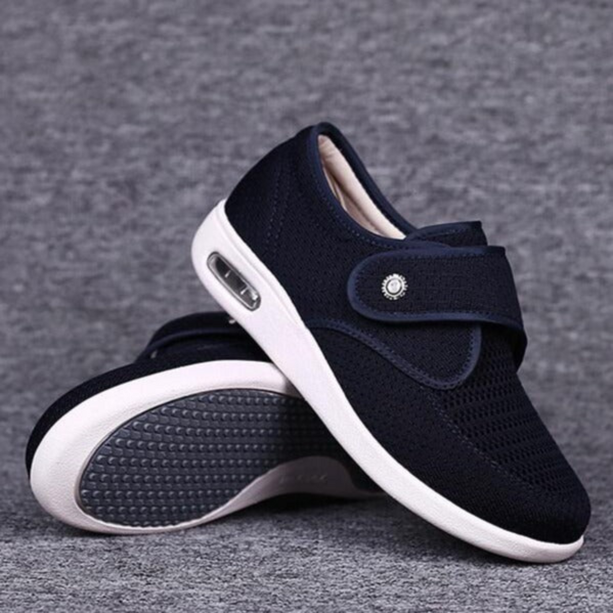 Diabetiker-Komfortschuhe mit verstellbarem Riemen