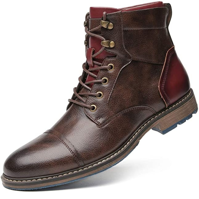 Modische Herren-Stiefeletten mit seitlichem Reissverschluss
