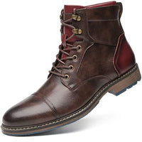 Modische Herren-Stiefeletten mit seitlichem Reissverschluss