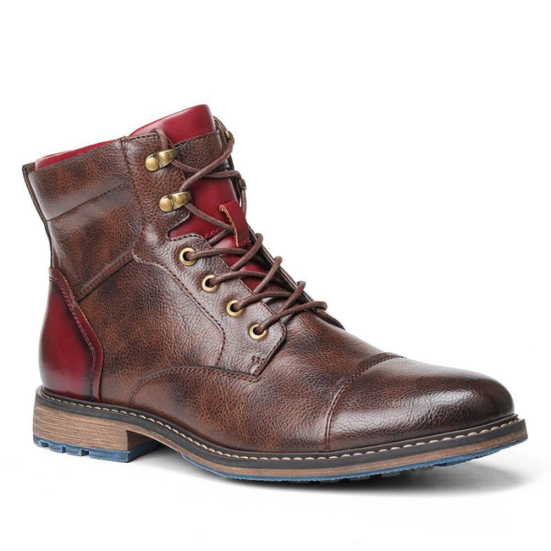 Modische Herren-Stiefeletten mit seitlichem Reissverschluss