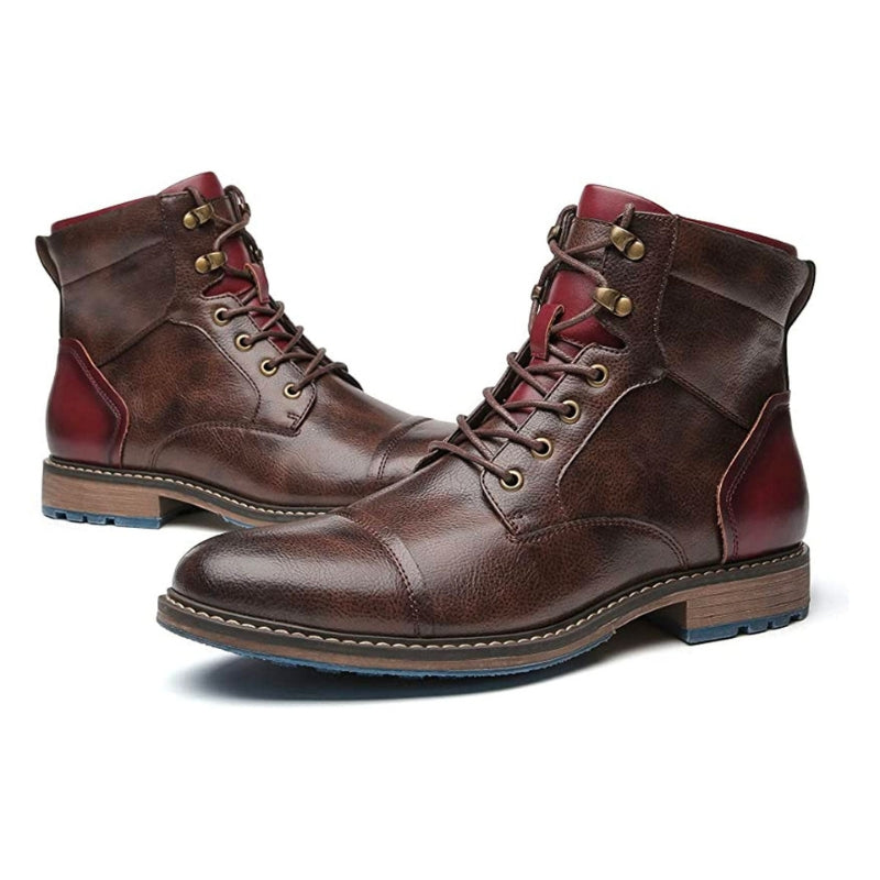 Modische Herren-Stiefeletten mit seitlichem Reissverschluss