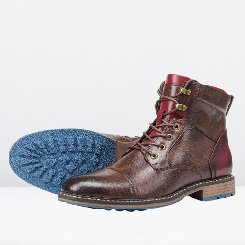 Modische Herren-Stiefeletten mit seitlichem Reissverschluss
