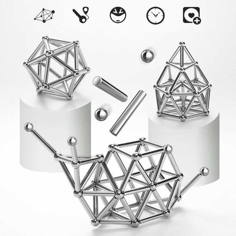 DIY Magnetisches Kugel- und Stäbchenset