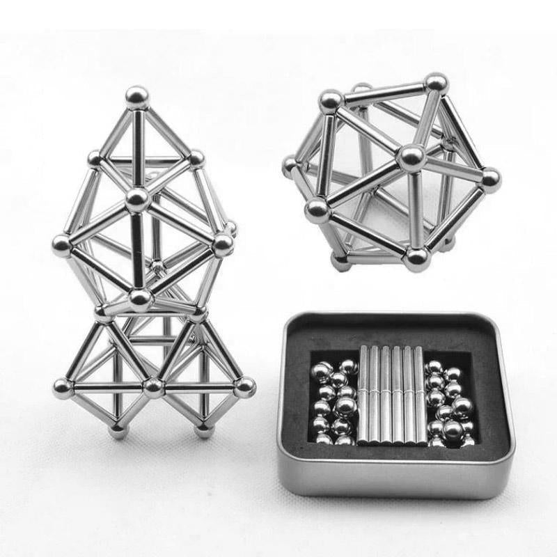 DIY Magnetisches Kugel- und Stäbchenset