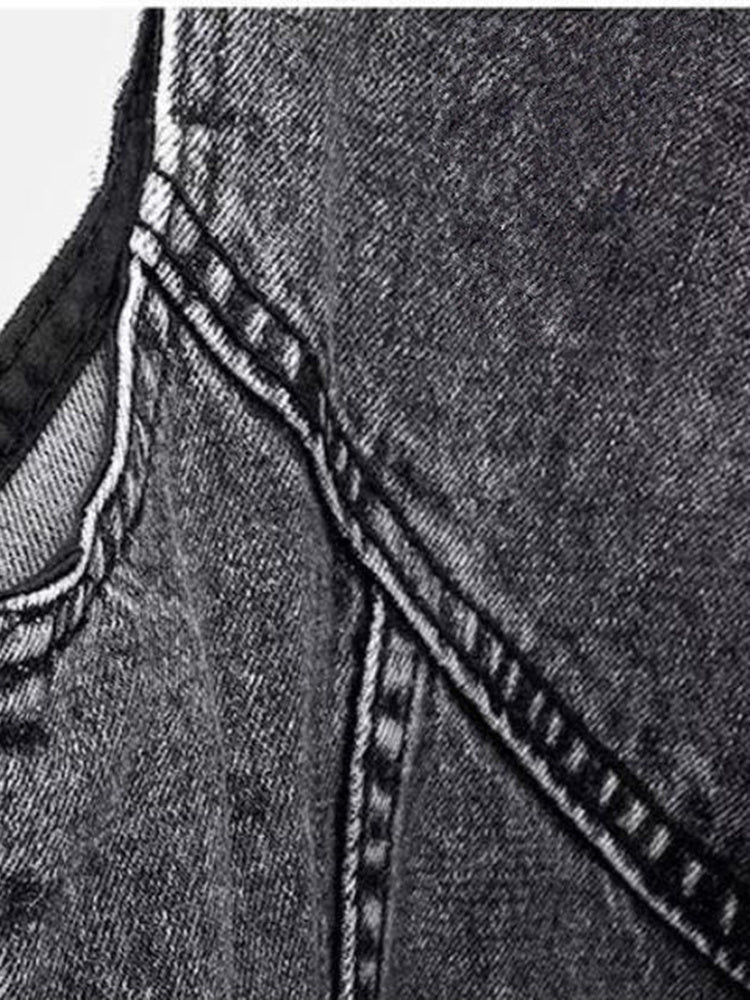 Heisse Damen-Jeans-Bikerweste