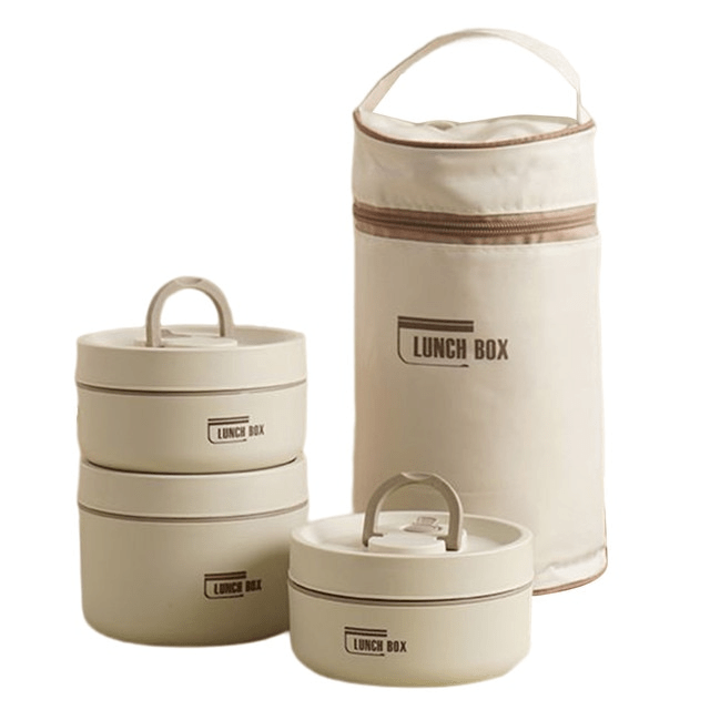 Doppelwandige, isolierte Lunchbox für langanhaltendes Warmhalten