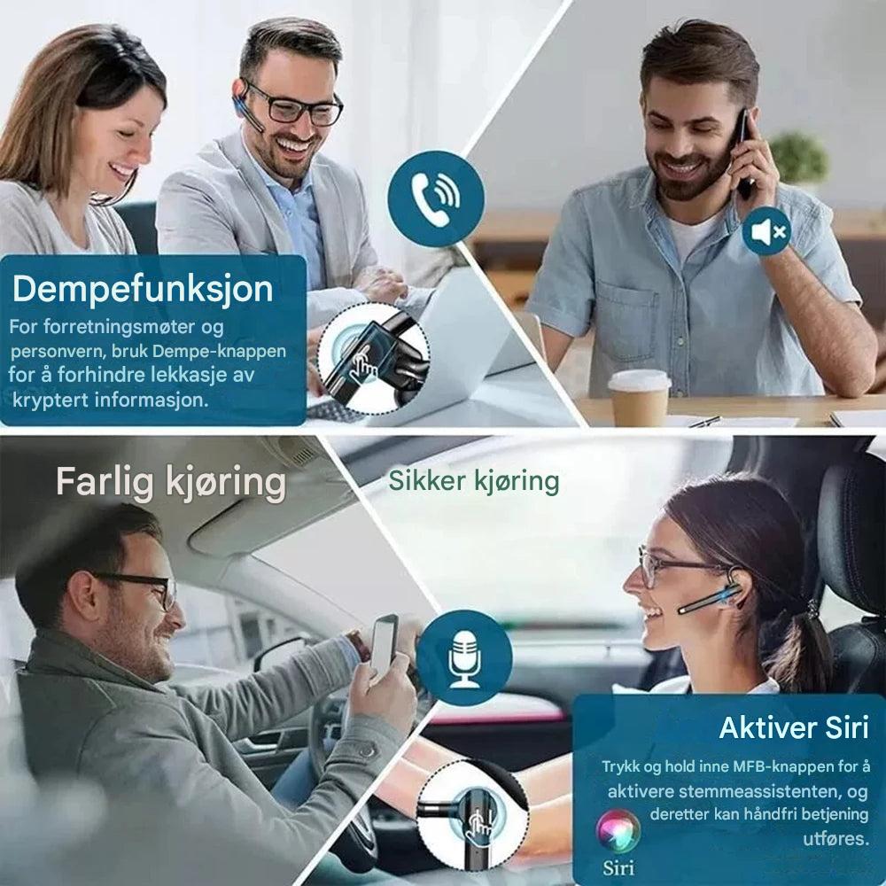 Mono BT5.3 Bluetooth-Headset mit Geräuschunterdrückung