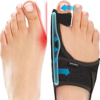 Nacht-Hallux-Valgus-Korrekturschiene gegen Ballenzeh - Ergonomischer und verstellbarer Komfort