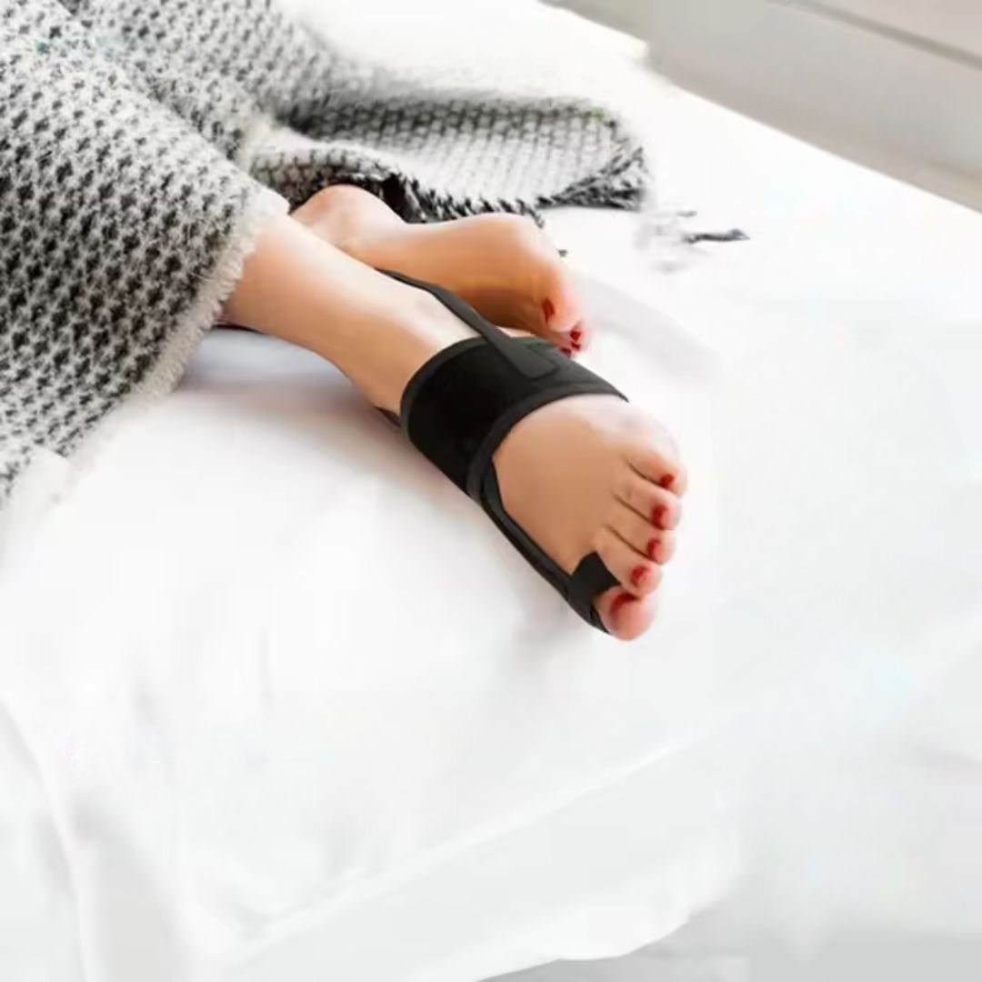 Nacht-Hallux-Valgus-Korrekturschiene gegen Ballenzeh - Ergonomischer und verstellbarer Komfort