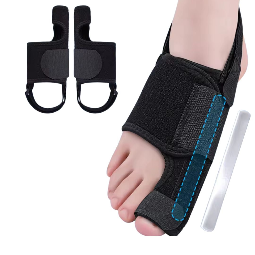 Nacht-Hallux-Valgus-Korrekturschiene gegen Ballenzeh - Ergonomischer und verstellbarer Komfort