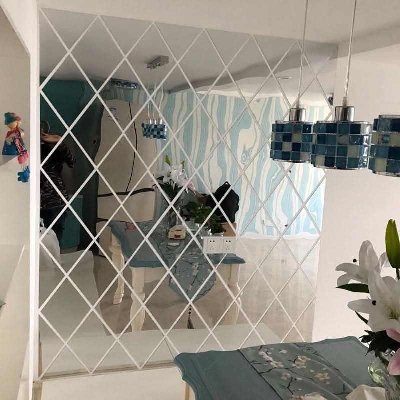 Elegante 3D-Spiegeldreiecke