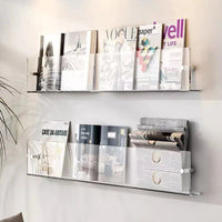 Elegantes Acryl-Wand-Zeitungsregal