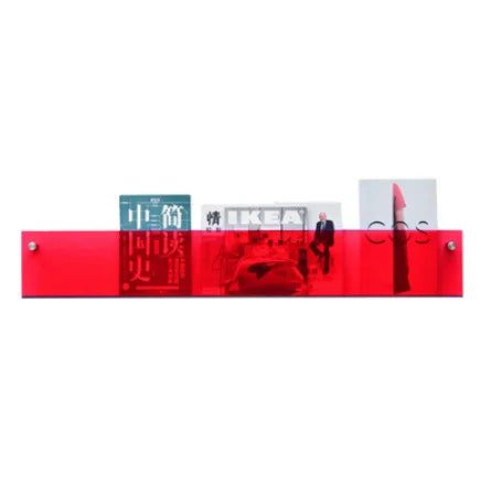 Elegantes Acryl-Wand-Zeitungsregal