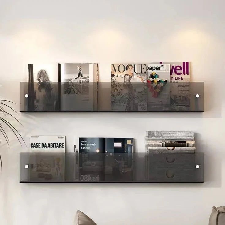 Elegantes Acryl-Wand-Zeitungsregal