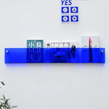 Elegantes Acryl-Wand-Zeitungsregal