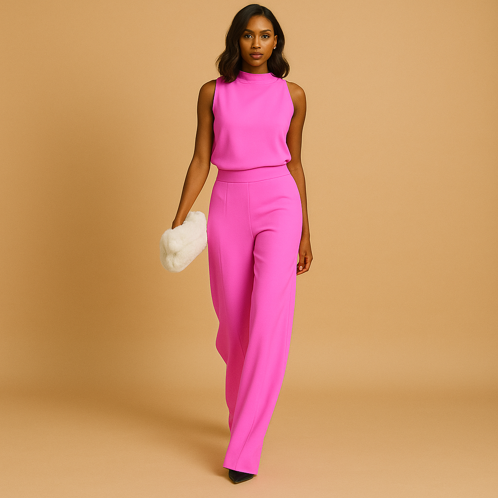 Eleganter Damen-Jumpsuit mit weitem Bein