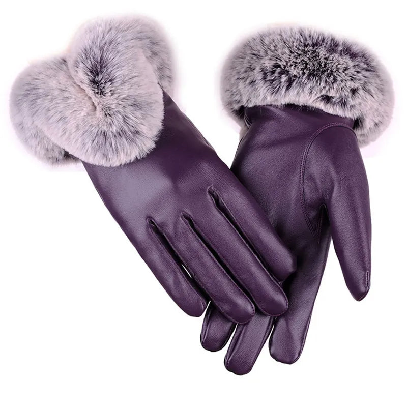 Elegante und warme Lederhandschuhe
