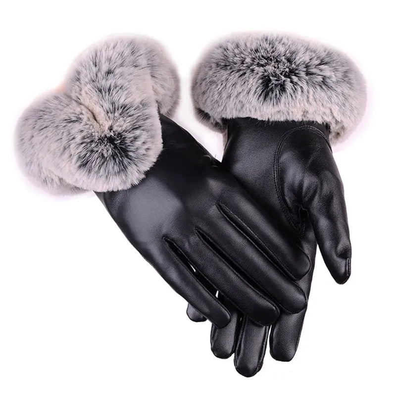 Elegante und warme Lederhandschuhe