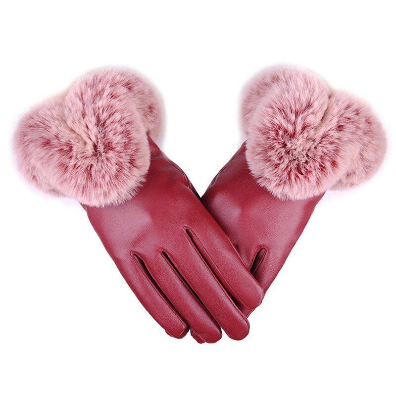 Elegante und warme Lederhandschuhe