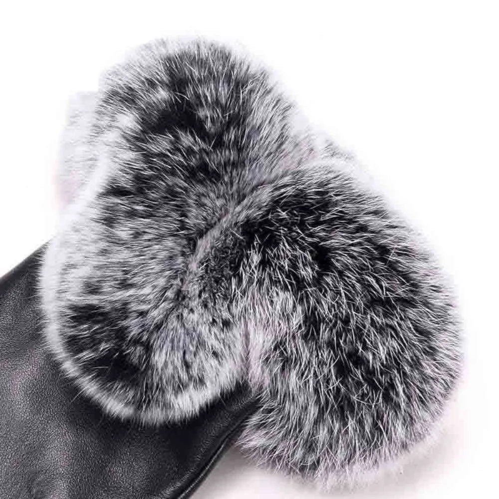 Elegante und warme Lederhandschuhe