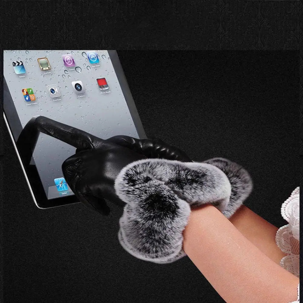 Elegante und warme Lederhandschuhe