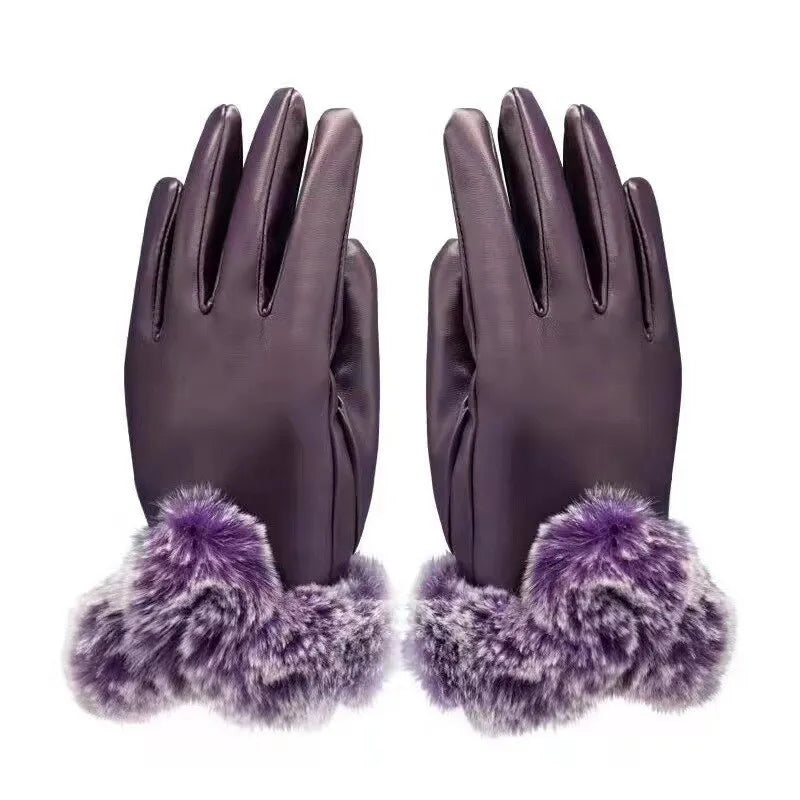 Elegante und warme Lederhandschuhe