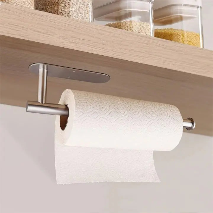 Eleganter wandmontierter Küchenpapierhalter – ohne Bohren und platzsparend
