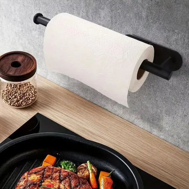 Eleganter wandmontierter Küchenpapierhalter – ohne Bohren und platzsparend