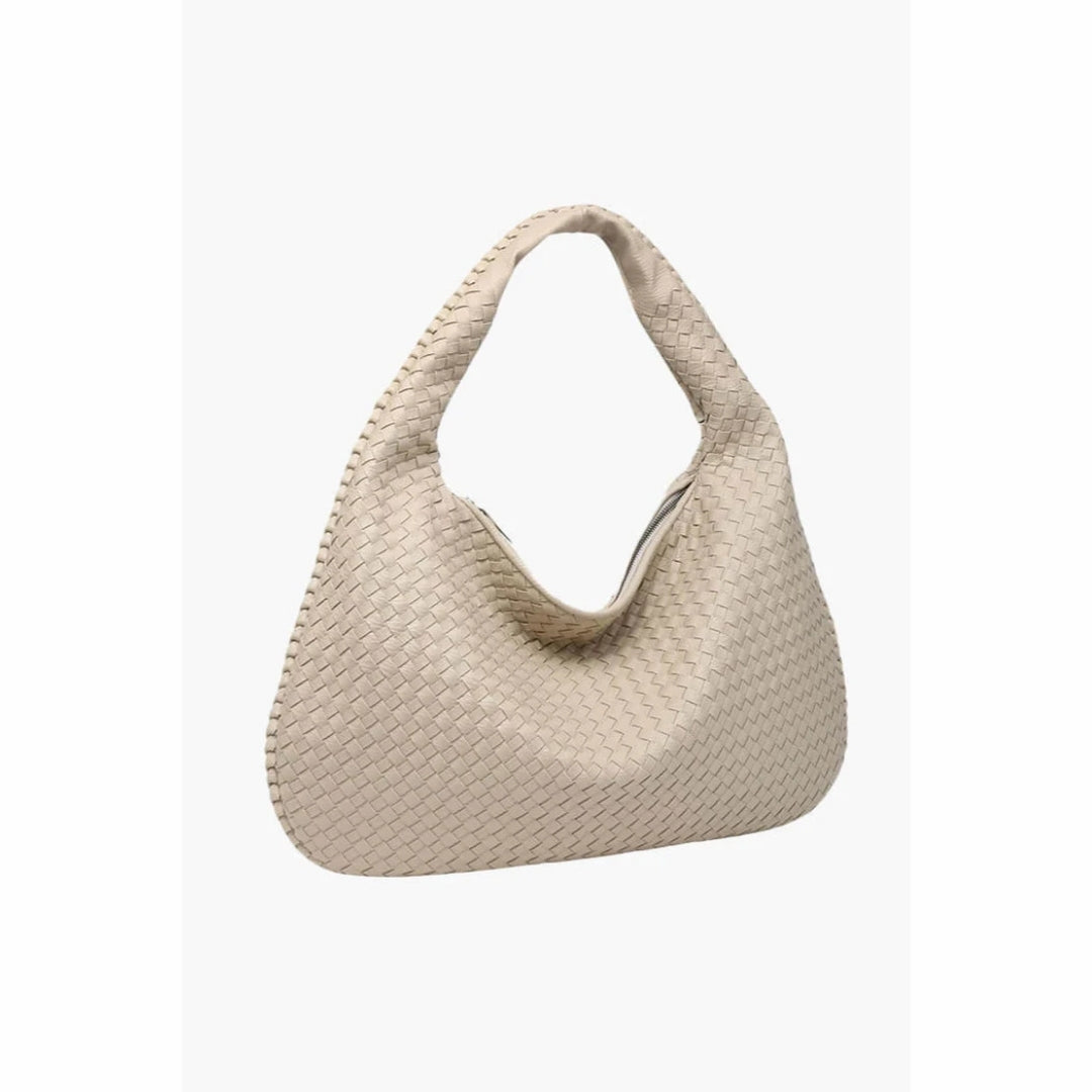 Elegante geflochtene Handtasche