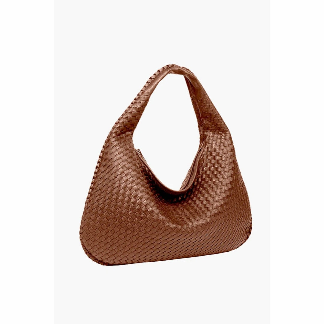 Elegante geflochtene Handtasche