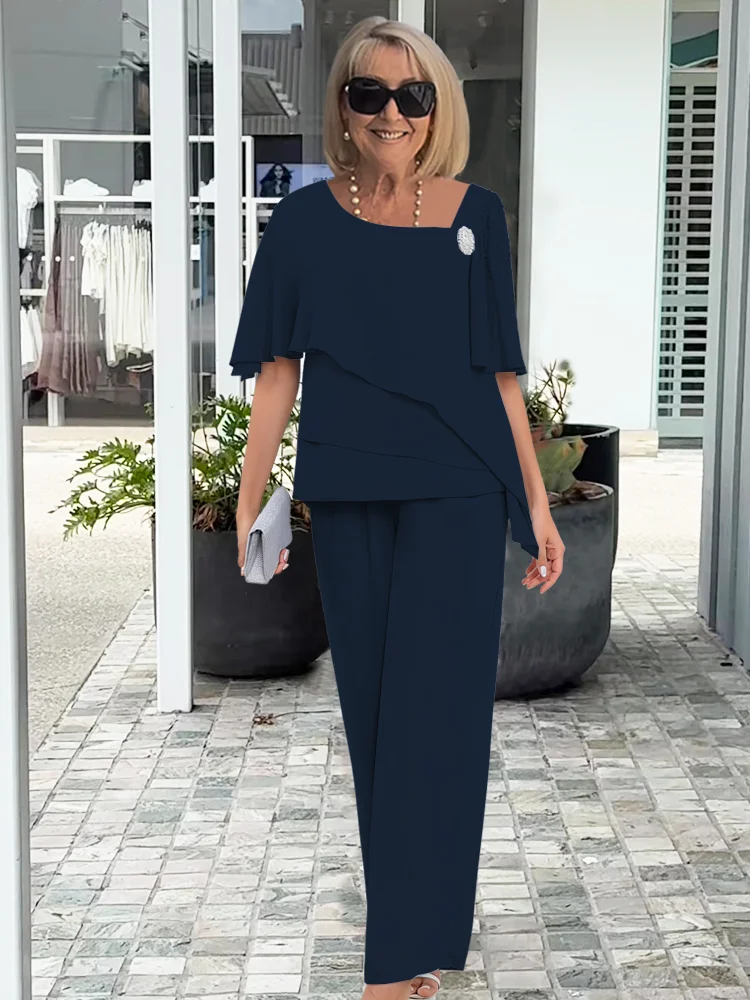 Elegantes zweiteiliges Damen-Hosenset