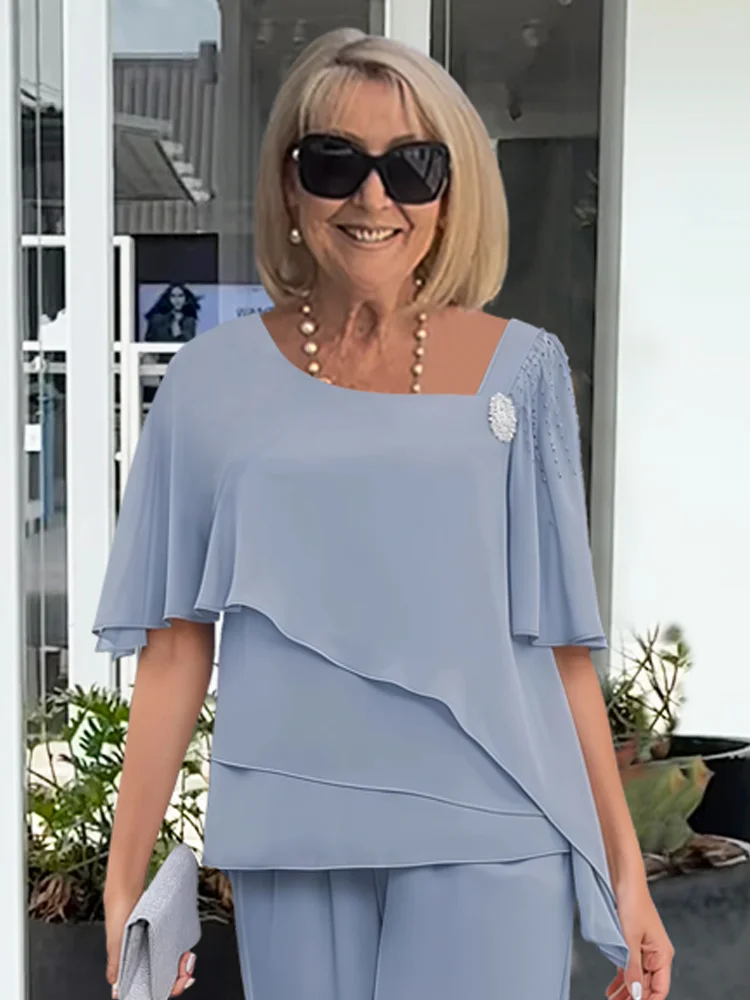 Elegantes zweiteiliges Damen-Hosenset