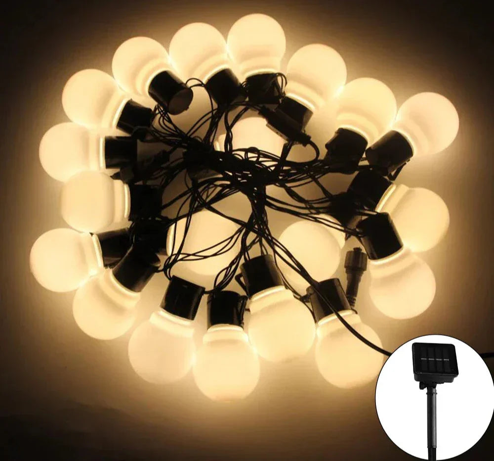 Elegante LED-Lichterkette für den Aussenbereich