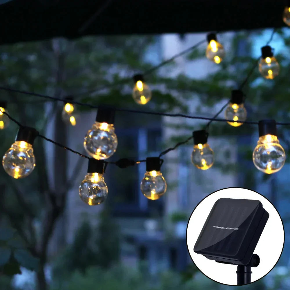 Elegante LED-Lichterkette für den Aussenbereich