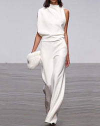 Eleganter Jumpsuit mit Stehkragen