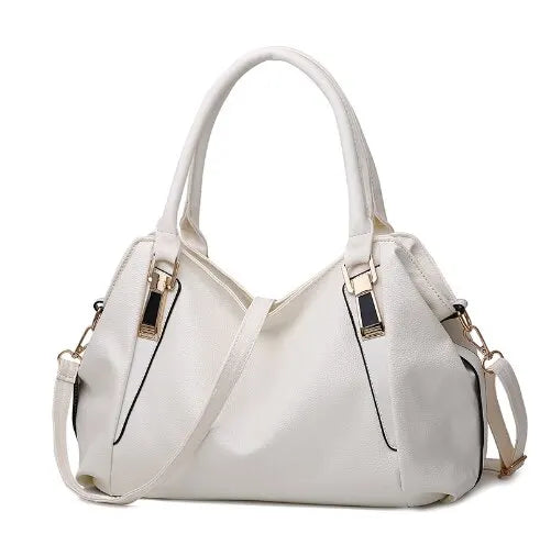 Elegante Damen-Schultertasche aus Kunstleder in mehreren Farben