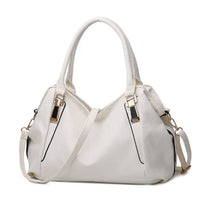 Elegante Damen-Schultertasche aus Kunstleder in mehreren Farben