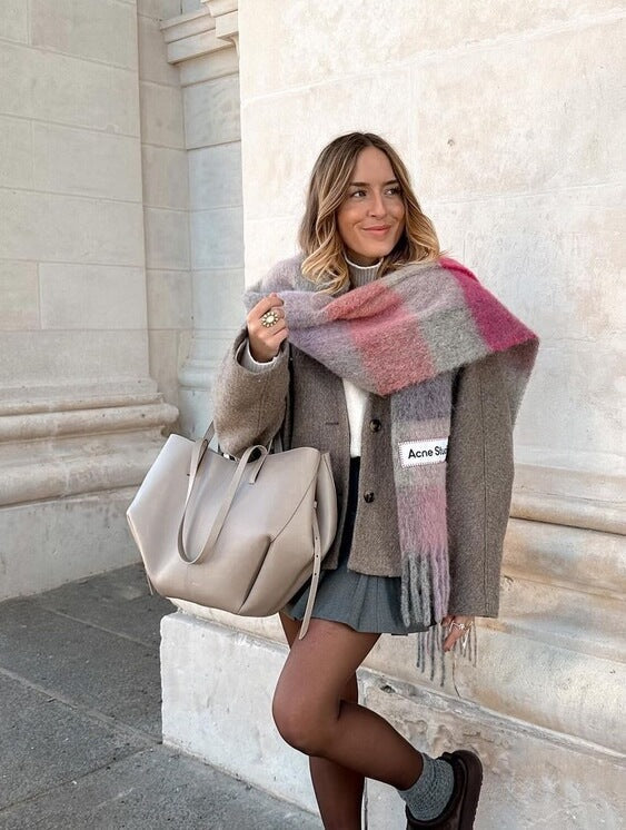Elegante Leder-Tote-Bag mit grossem Fassungsvermögen