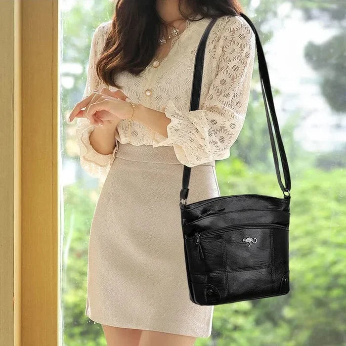 Elegante Damen-Ledertasche